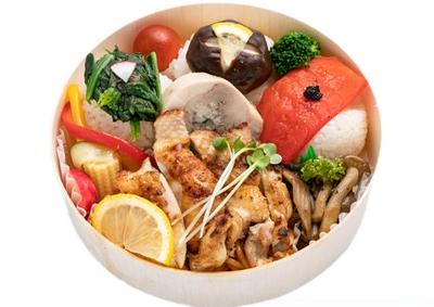 鶏ももステーキ 照り焼きソース弁当