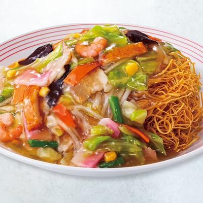 野菜たっぷり皿うどん