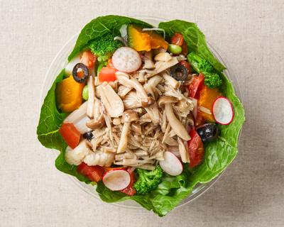 3種のきのこマリネのサラダ Triple Marinated Mushroom Salad