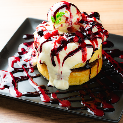 レアチーズホットケーキ