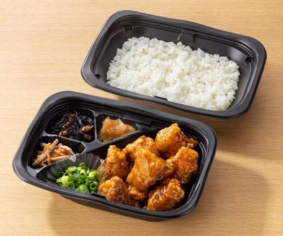 甘からだれの鶏唐揚げ弁当