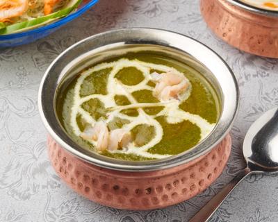 ほうれん草エビカレー Spinach ＆ Prawn Curry