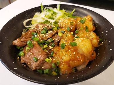 上ホルモン・カルビ丼