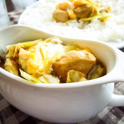 チキン野菜エッグカリー