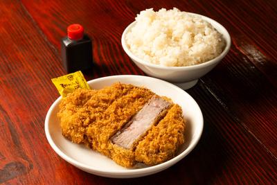 リブロースカツご飯