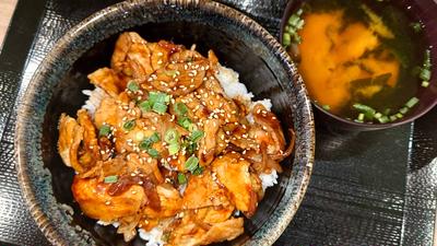 豚テリ丼