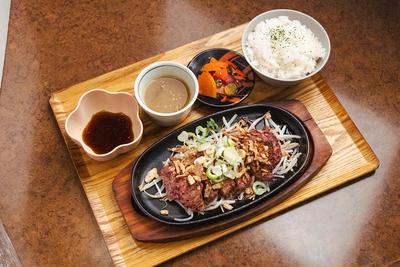 漬け込みハラミステーキ定食