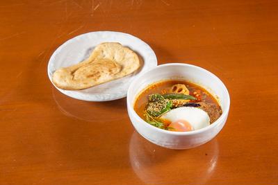 ハンバーグと野菜のスープカレー Hamburg Steak and Vegetable Soup Curry