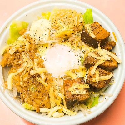 【大谷翔平 PSで先発登板して3HR】ペッパーチーズ二郎系まぜそば肉4個