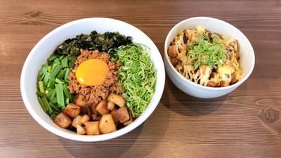 【大満足】台湾まぜそば・絶品豚マヨ丼セット
