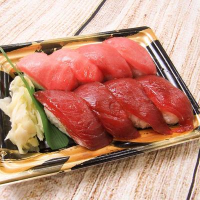 本マグロ4貫・漬けまぐろ4貫