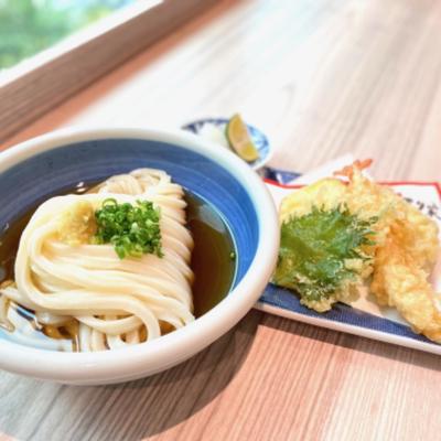 天ぷらセット ※おうどんの種類を選べる1番人気メニュー。