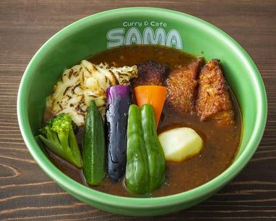 パリチキと焦がしキャベチーズカリー