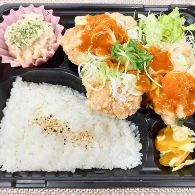 3ヶねぎたっぷり鶏のピリ辛ソース弁当