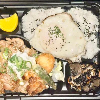 おろし焼肉弁当 /目玉焼き