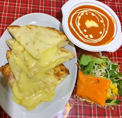 チーズナン弁当/Cheese Nan Bento Box