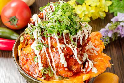 【6個・オム卵】ヤンニョムからあげ丼