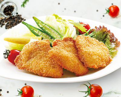 鶏むね肉のカツレツサラダ