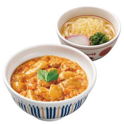 親子丼 はいからうどんセット