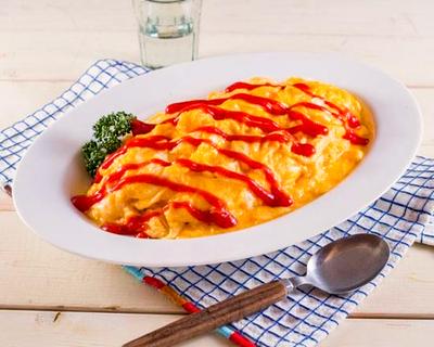 チキンオムライス Chicken Omelette Rice