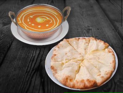 バターチキンとチーズナンセット Butter Chicken and Cheese Nan Set