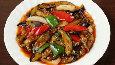 麻婆茄子 Eggplant in Chinese Chili Sauce