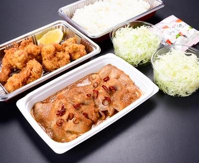 辛キング弁当(5枚)+鶏肉のから揚げ5個