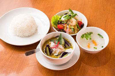 グリーンカレー Aセット GREEN CURRY A SET