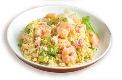 エビカニ炒飯