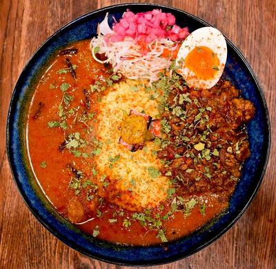 ラムキーマ＆かつお風味のポーク