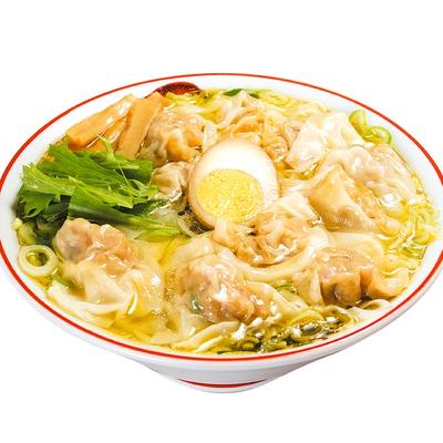当店看板メニュー広州雲呑(ワンタン)麺 塩