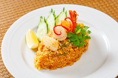 トムヤムクンチャーハン Tom Yum Fried Rice with Prawns