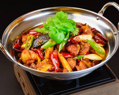 炎の鶏肉鍋