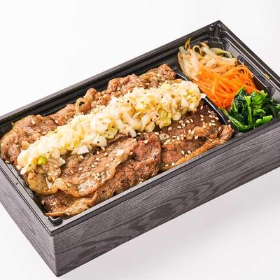 炭火ネギ塩牛カルビ重