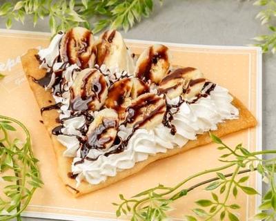 【人気】バナナチョコ生クレープ