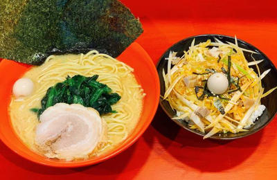 ラーメン +辛ネギチャ丼