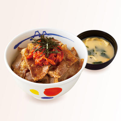キムカル丼(味噌汁付)