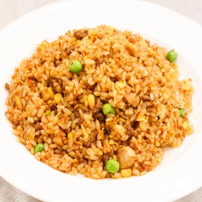 牛バラ入り唐辛子チャーハン