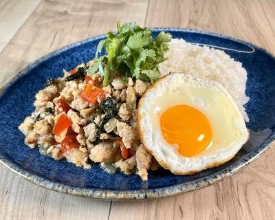 辛口ガパオライスBENTO Spicy Gra Pao Rice Bento Box