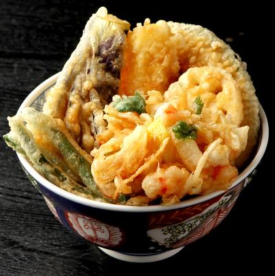 かき揚げ天丼
