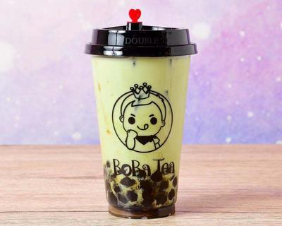 沖縄黒糖タピオカ抹茶ラテ