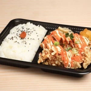 白から明太子弁当