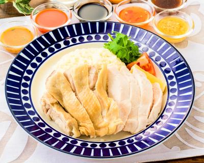6.サラダライスでカオマンガイ(ももとむねのハーフ＆ハーフ計150g) ※カリフラワーライス使用