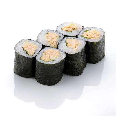 納豆巻き(1本)Natto Soybean Rolled Sushi (1 roll)