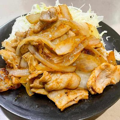 韓国風豚バラ焼肉