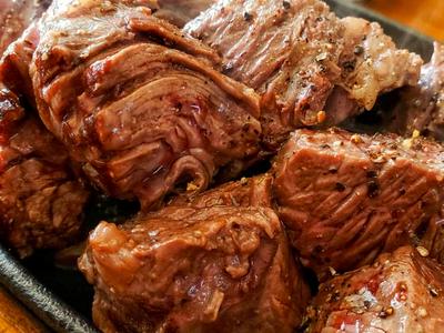【menu限定】サイコロカットステーキ200g