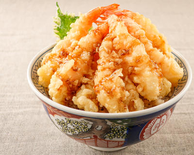 贅沢海老天丼