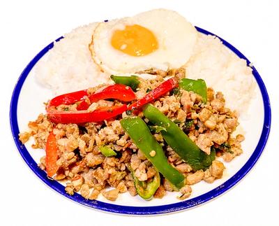Gapao Rice Set (ガパオライスセット)