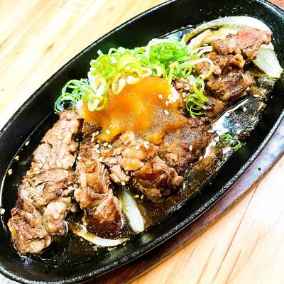 牛カルビステーキ(おろしポン酢)