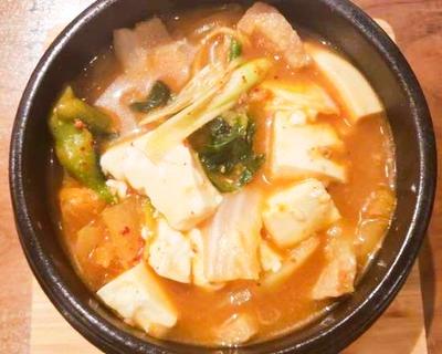 テンジャンチゲ(ライス付き) doenjang jjigae -with rice